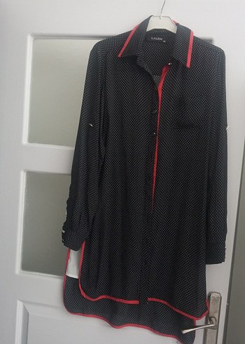 Düğmeli Siyah Hamile Tunik