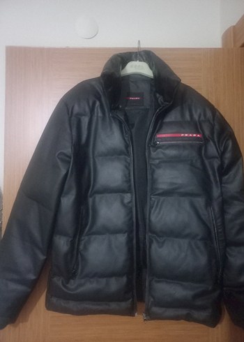 Prada Siyah Deri Fermuarli Erkek Mont Orjinal Degildir