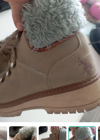 U.S Polo Assn. Bej Suet Bot