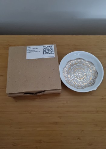 H&M Beyaz Bohem Desenli Tabak - Görsel 3