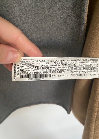 Zara Erkek Yün Kaban - Görsel 3