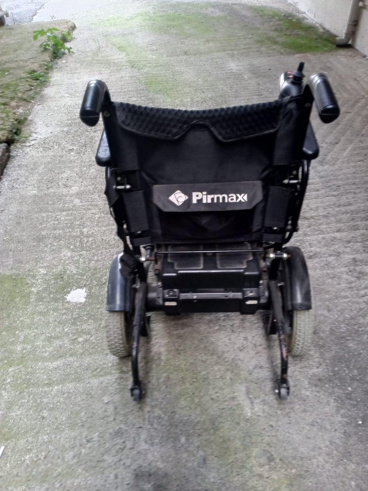 Kara Renk Elektrikli Engelli Tekerlekli Sandalye - Görsel 5