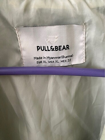 xl Beden yeşil Renk Pullbear ceket