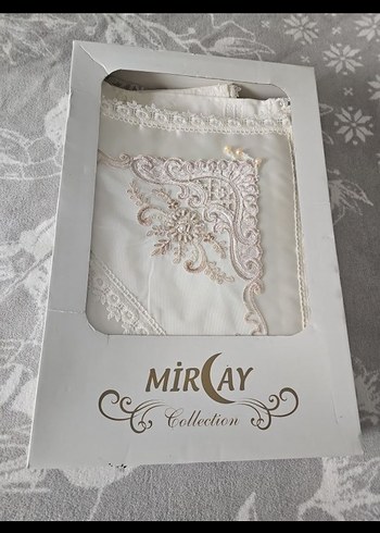 Nakışlı seccade bohça seti kutulu
