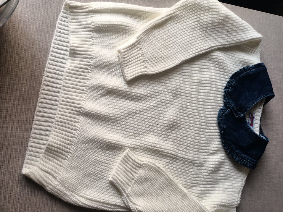 Trendy Gri Örgü Kadın Kazak - Görsel 2