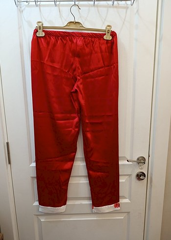 Kırmızı Çiçekli Midi Kadın Sabahlık - Görsel 8