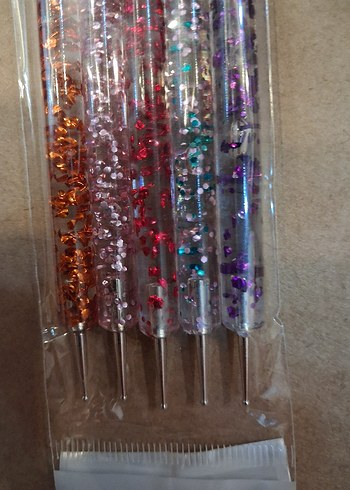 Renkli Tırnak Süsleme Seti 5'li - Görsel 3