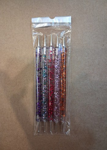 Renkli Tırnak Süsleme Seti 5'li - Görsel 5