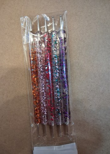 Renkli Tırnak Süsleme Seti 5'li - Görsel 2