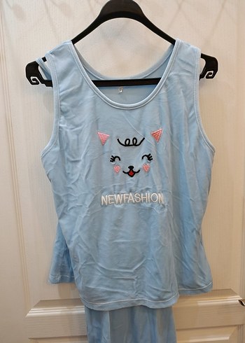 Nakışlı Uzun Mavi Kadın Sabahlık - Görsel 4