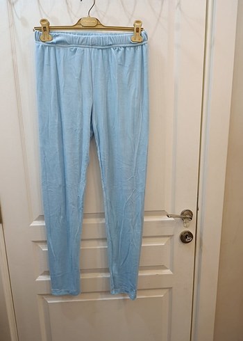 Nakışlı Uzun Mavi Kadın Sabahlık - Görsel 5