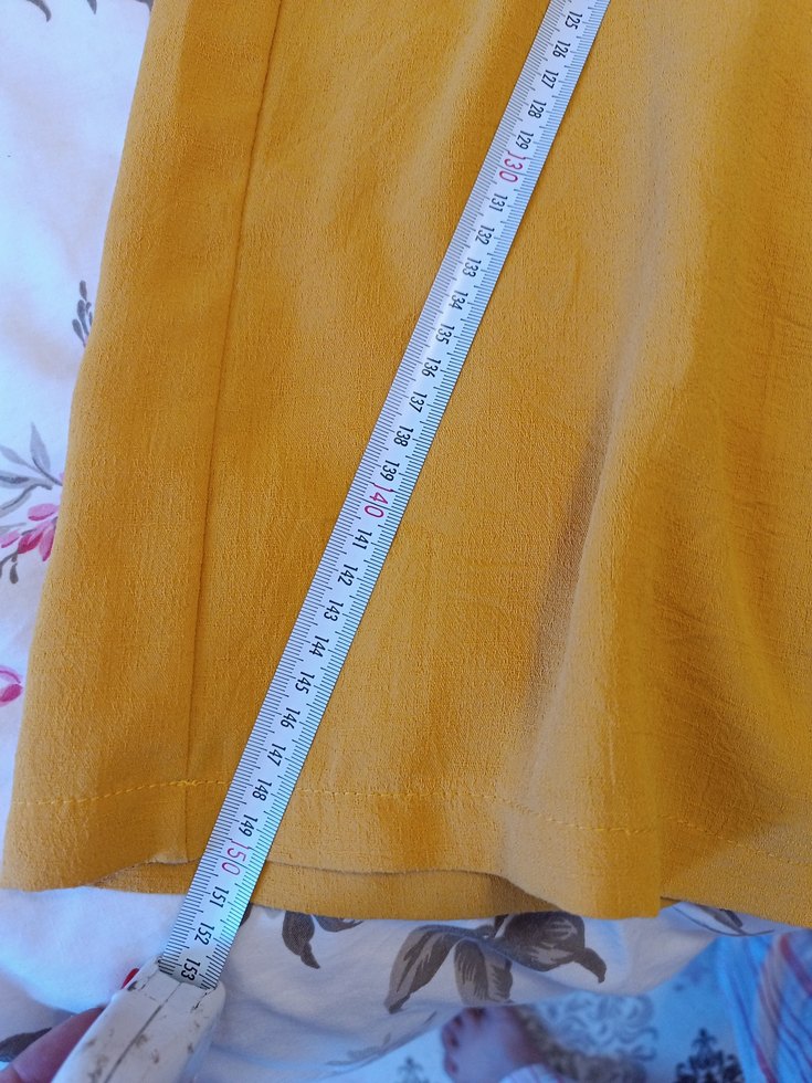 Hardal Sarısı Kemerli Uzun tulum - Görsel 3