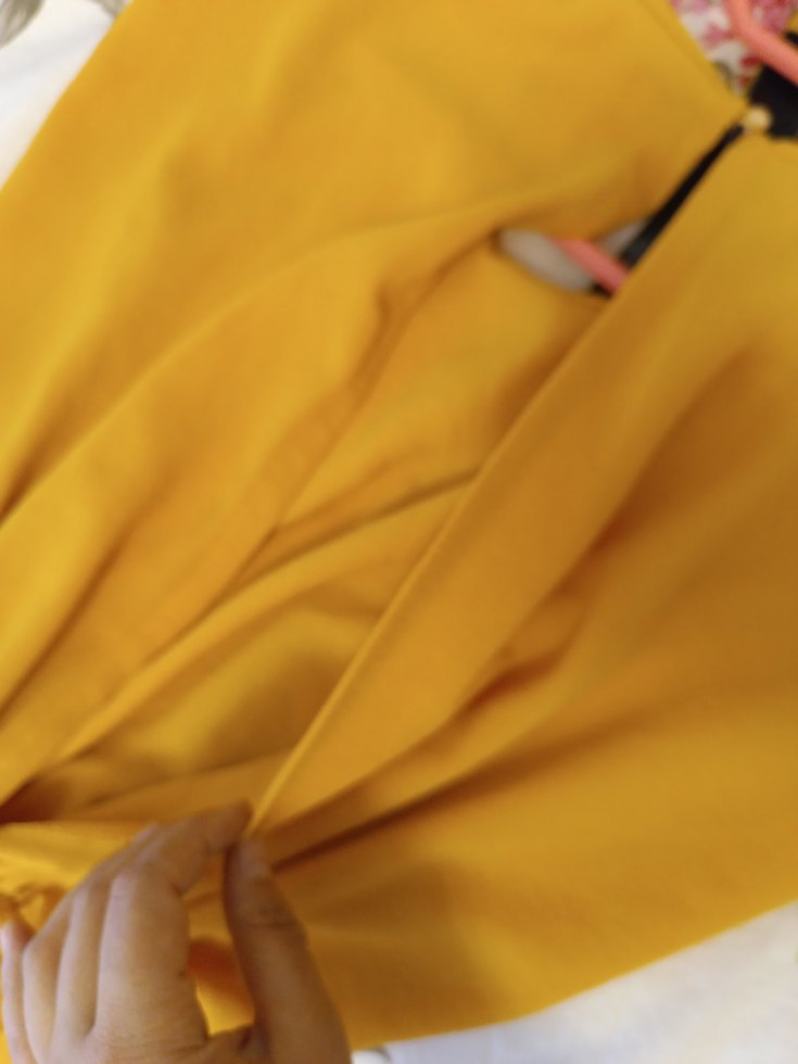 Hardal Sarısı Kemerli Uzun tulum - Görsel 4