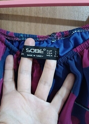 Şifon uçuş uçuş elbise  - Görsel 4