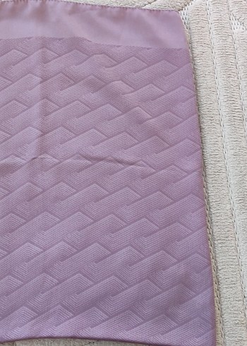 Pastel Mor Düz Desenli Eşarp - Görsel 2