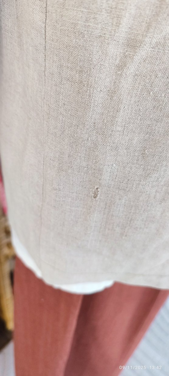 Keten gömlek ceket - Görsel 5