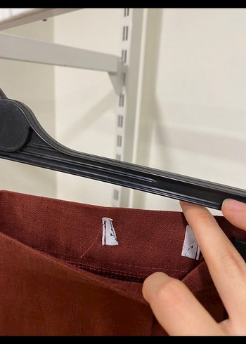 Bordo Uzun Salaş Kadın Etek - Görsel 6