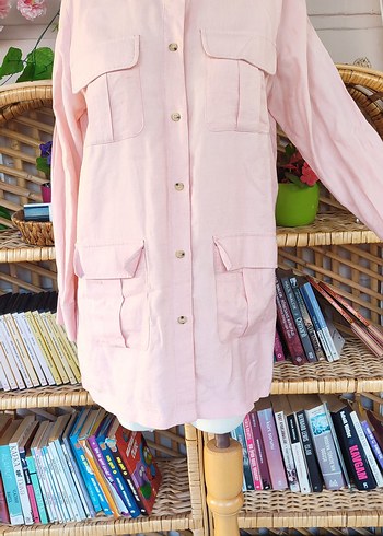 Suud Collection Pembe Bohem Pamuklu Gömlek