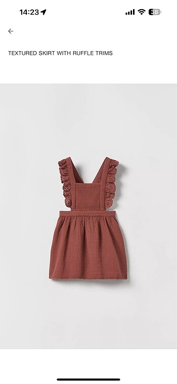 Zara Bebek Elbise