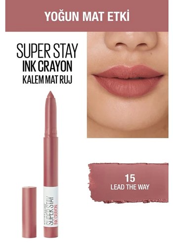 Maybelline New York Kalem Ruj NO:15 Asansörlü Ruj - Görsel 2