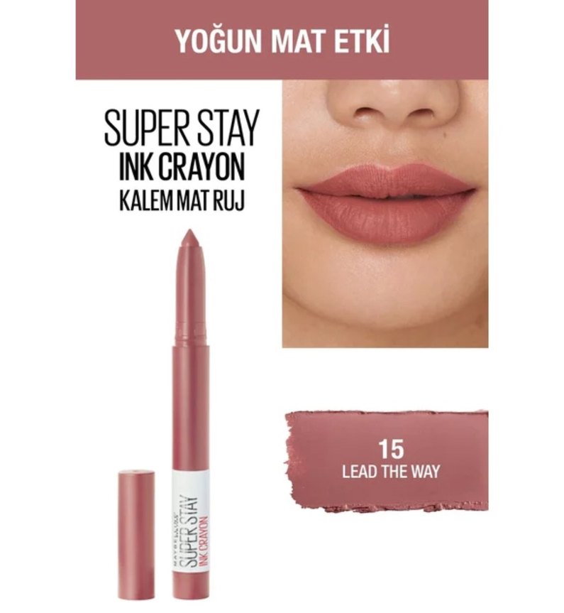 Maybelline New York Kalem Ruj NO:15 Asansörlü Ruj - Görsel 2