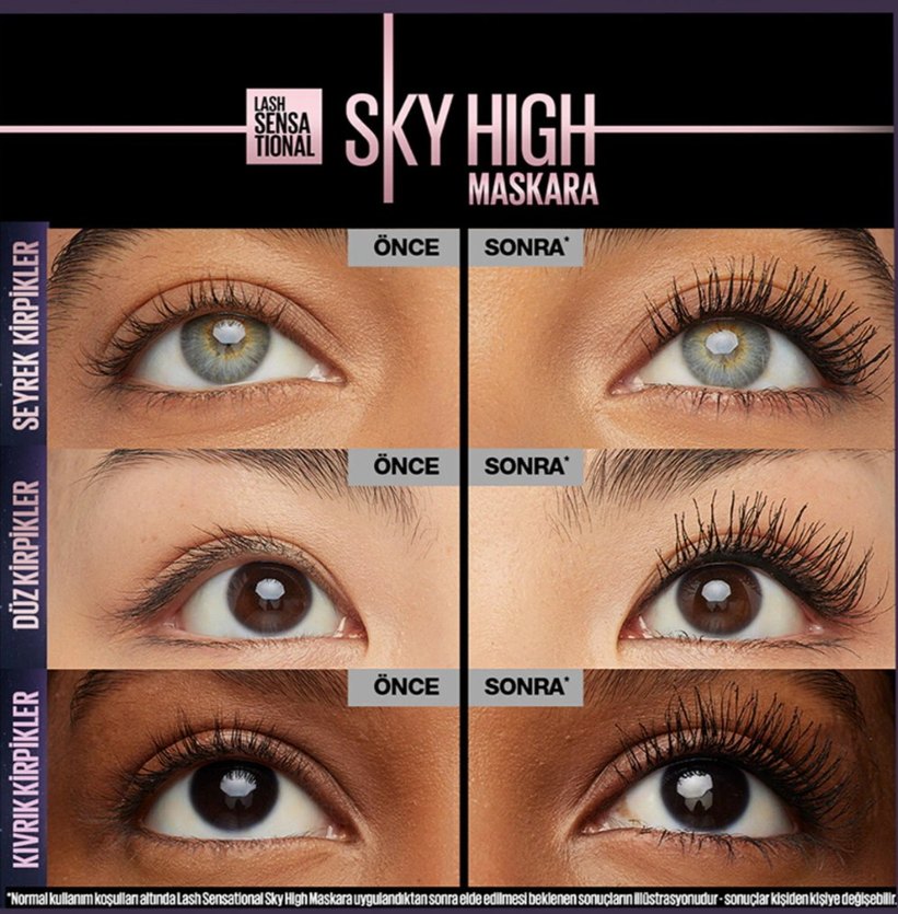 Mor Siyah Maskara - Uzunluk ve Hacim - Görsel 4