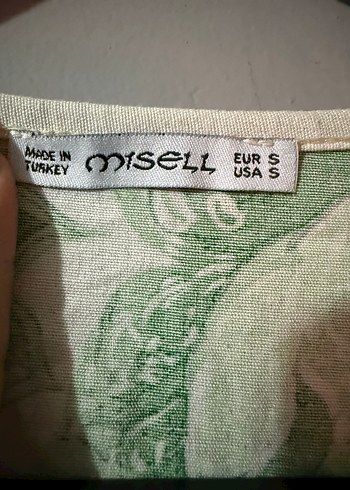 s Beden yeşil Renk Yeşil Desenli Uzun Bohem Kimono