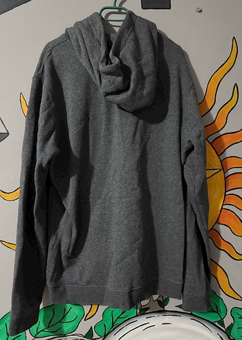 s/m Beden gri Renk Gri erkek - kadın Kapüşonlu Sweatshirt Nike orijinal