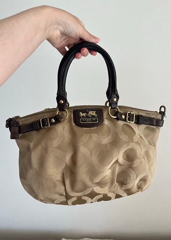 Coach Bej Vintage Canta