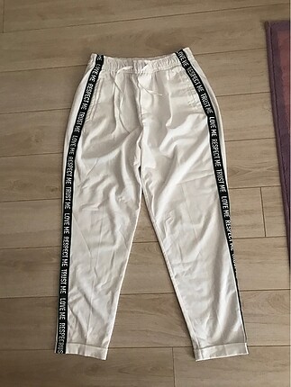 Bershka Zara beyaz pantolon