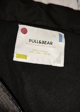 l Beden Pull&bear şişme mont siyah