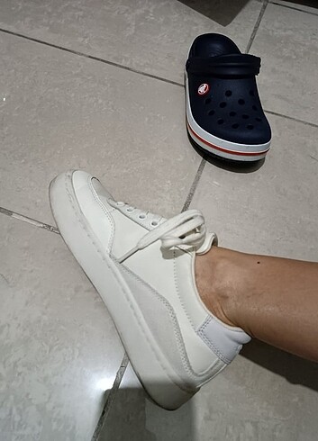 36 Beden beyaz Renk Calvin Klein spor ayakkabı 