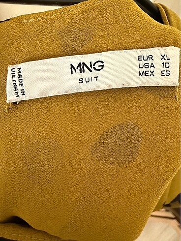 xl Beden çeşitli Renk Mango puantiye elbise