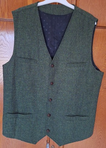 Diğer Siklik Ve Rahatlik Haki Tweed Yelek