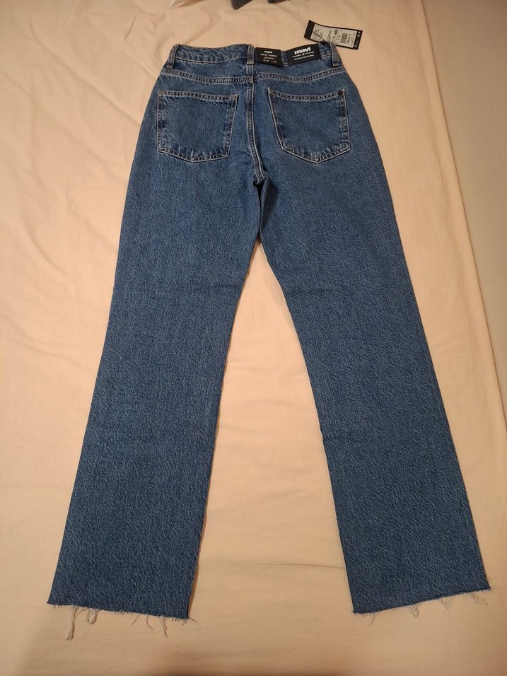 Mavi Yüksek Bel Denim Jean — görsel 2/4