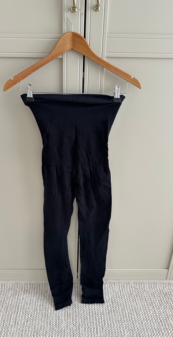 Siyah Lastik  Kadın Tayt - Görsel 2