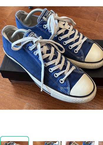 Converse Mavi Kontrast Detayli Casual Sneaker