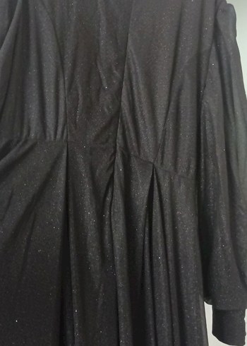 siyah tesettür abiye - Görsel 4