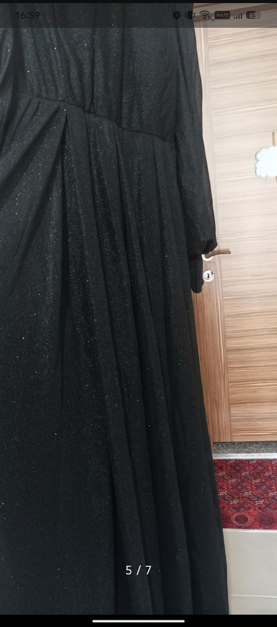 siyah tesettür abiye - Görsel 3