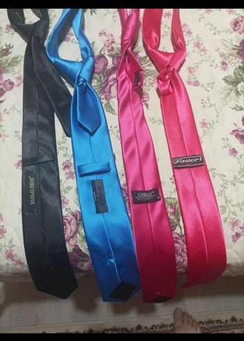 Erkek Çok Renkli Kravat Seti - Görsel 2