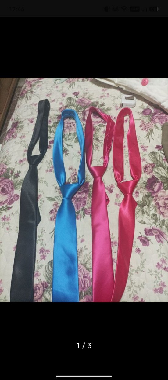 Erkek Çok Renkli Kravat Seti - Görsel 3