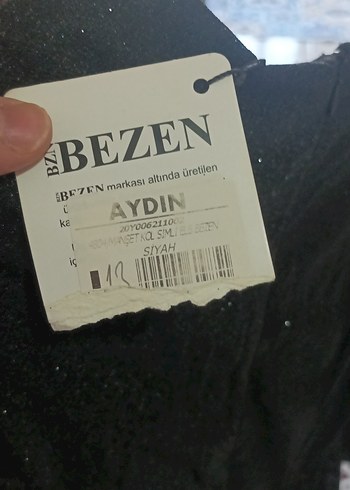 siyah simli abiye elbise - Görsel 2