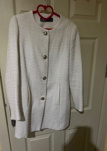 Zara Ekru Tuvit Ceket