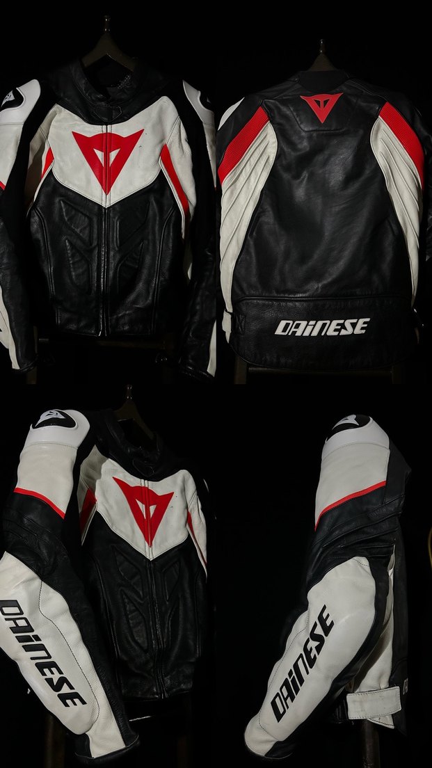 Orjinal Dainese Deri Motosiklet Ceketi - Görsel 5