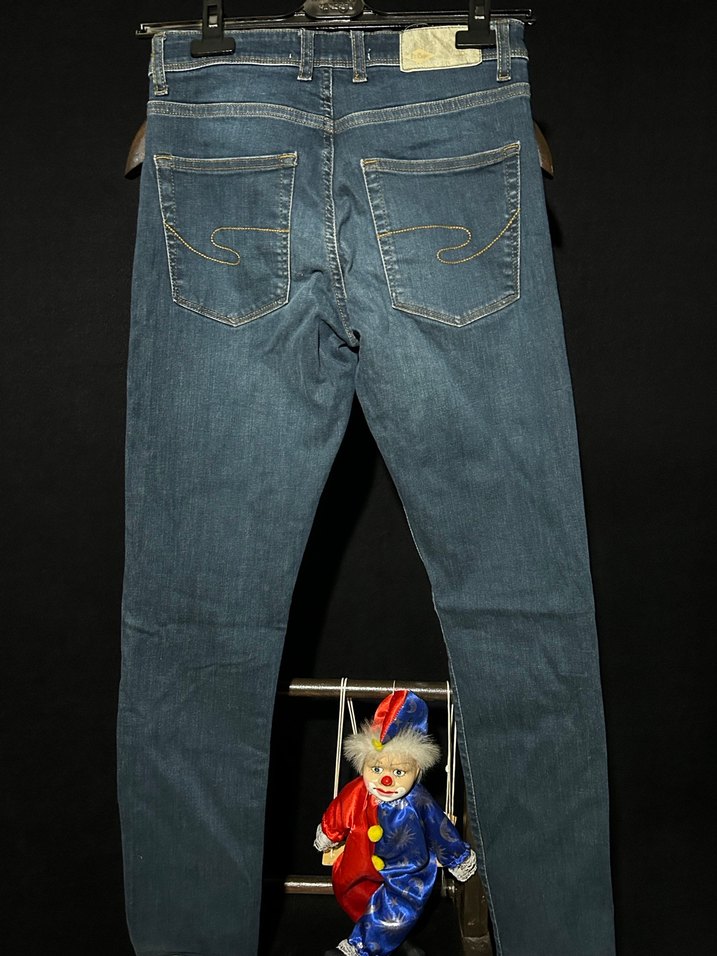 Lacivert Slim Fit Denim Pantolon - Görsel 5