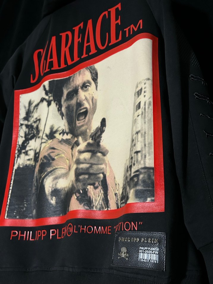 Siyah Nakışlı Fermuarlı Hırka - Görsel 5