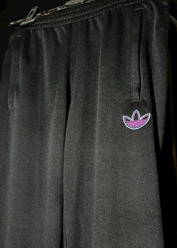 Adidas Siyah Fermuarlı Spor Eşofman Altı - Görsel 5