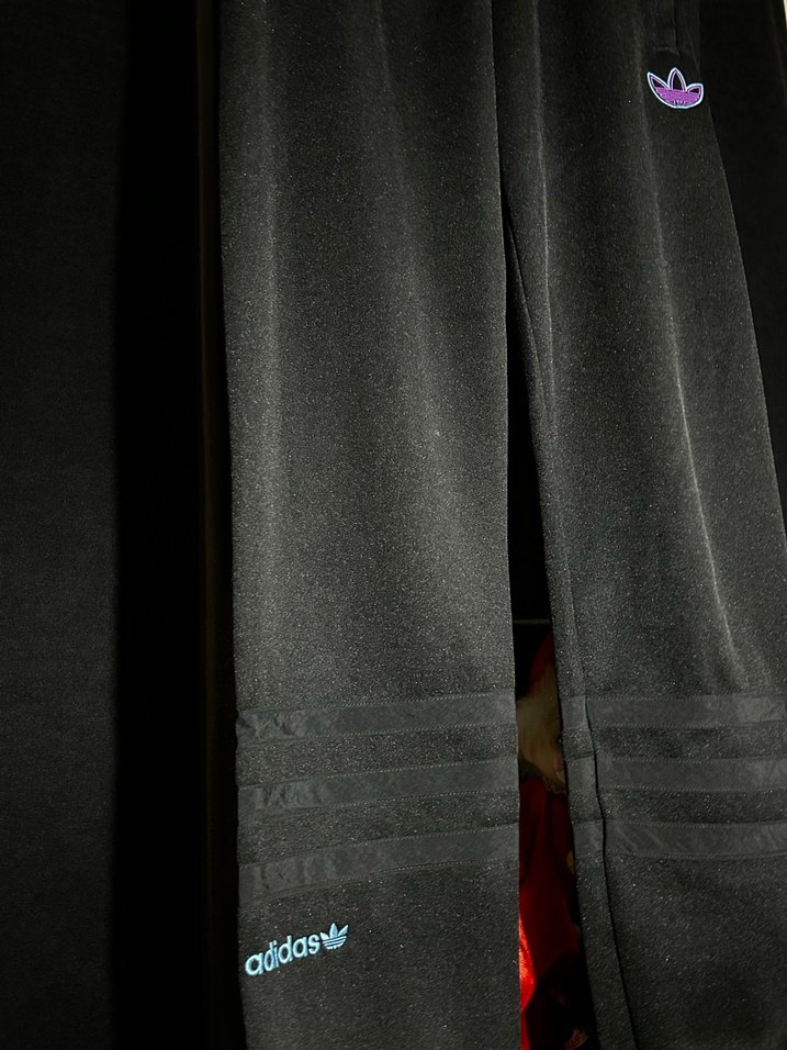 Adidas Siyah Fermuarlı Spor Eşofman Altı - Görsel 4