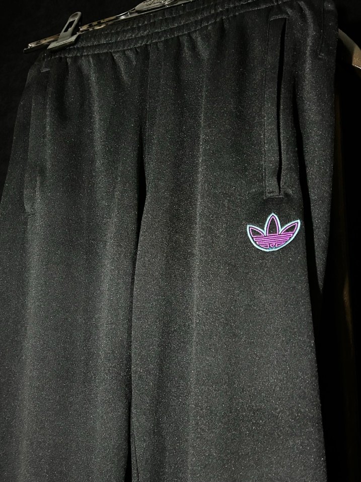 Adidas Siyah Fermuarlı Spor Eşofman Altı - Görsel 5