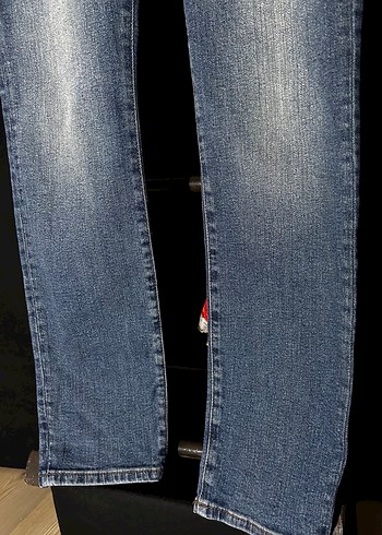 Mavi Dar Kesim Denim Jean - Görsel 4